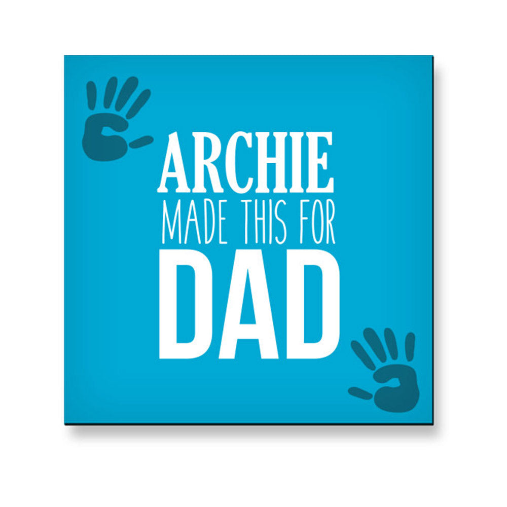 Flexi Magnet - Square - 4x4" (10x10cm) Dad