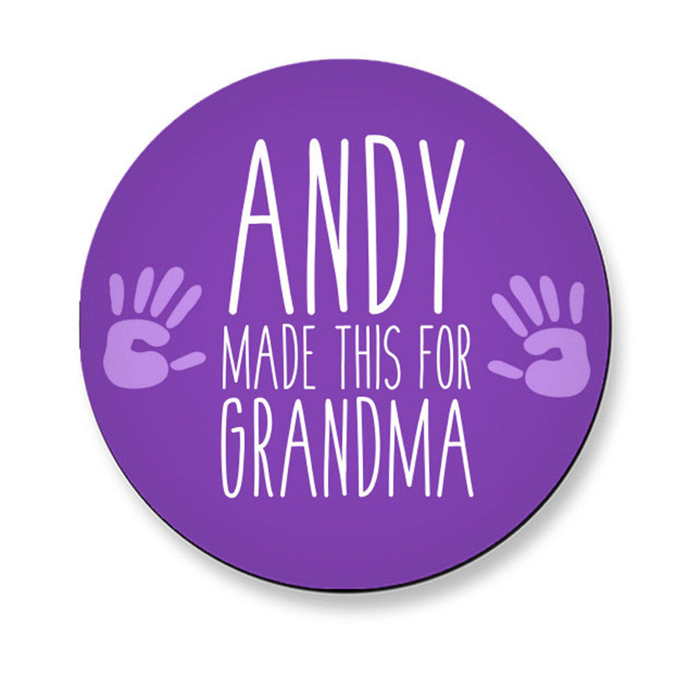 Flexi Magnets - Round 4" (10cm) Grandma