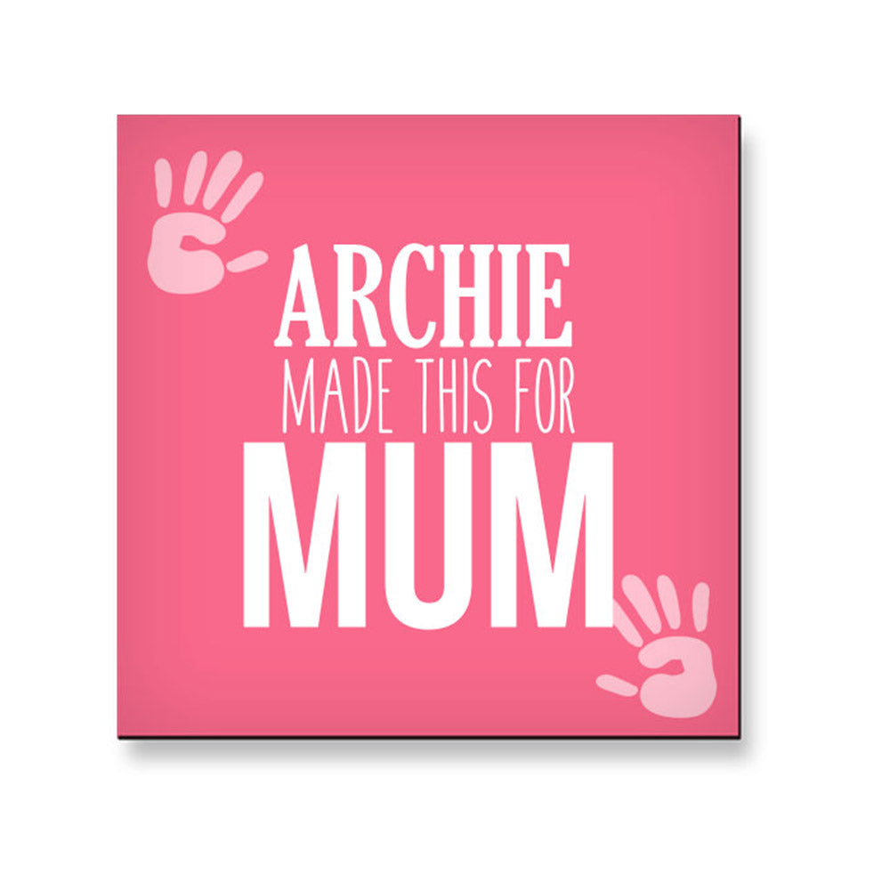 Flexi Magnet - Square - 4x4" (10x10cm) Mum