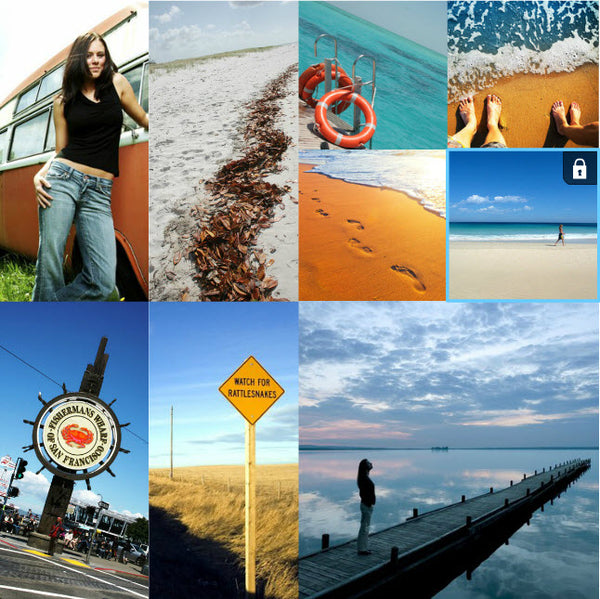 8 x8" (20x20cm) Collage Print