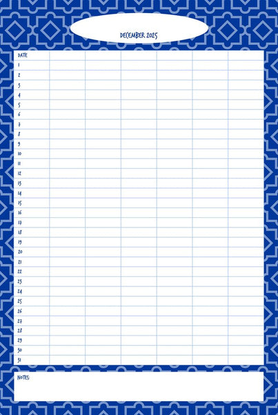 Moroccan A3 Family Planner