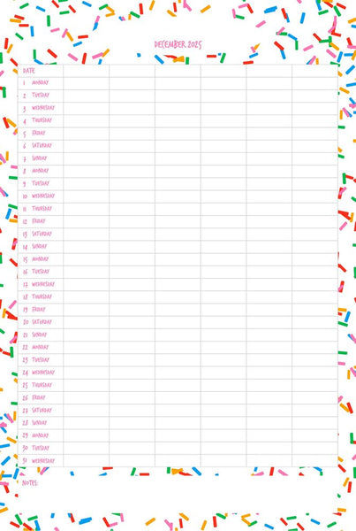 Sprinkles A3 Family Planner