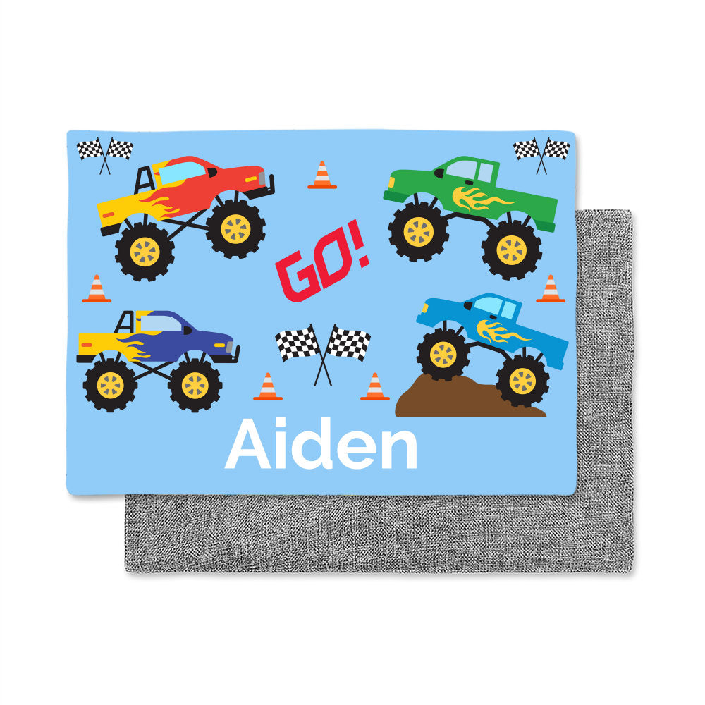 Monster Truck Linen Placemat