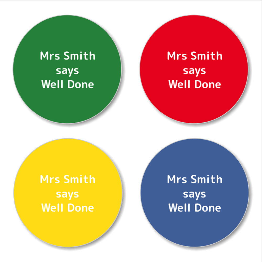 Multi Colour - Classic - Teacher Rewards Stickers 28pk