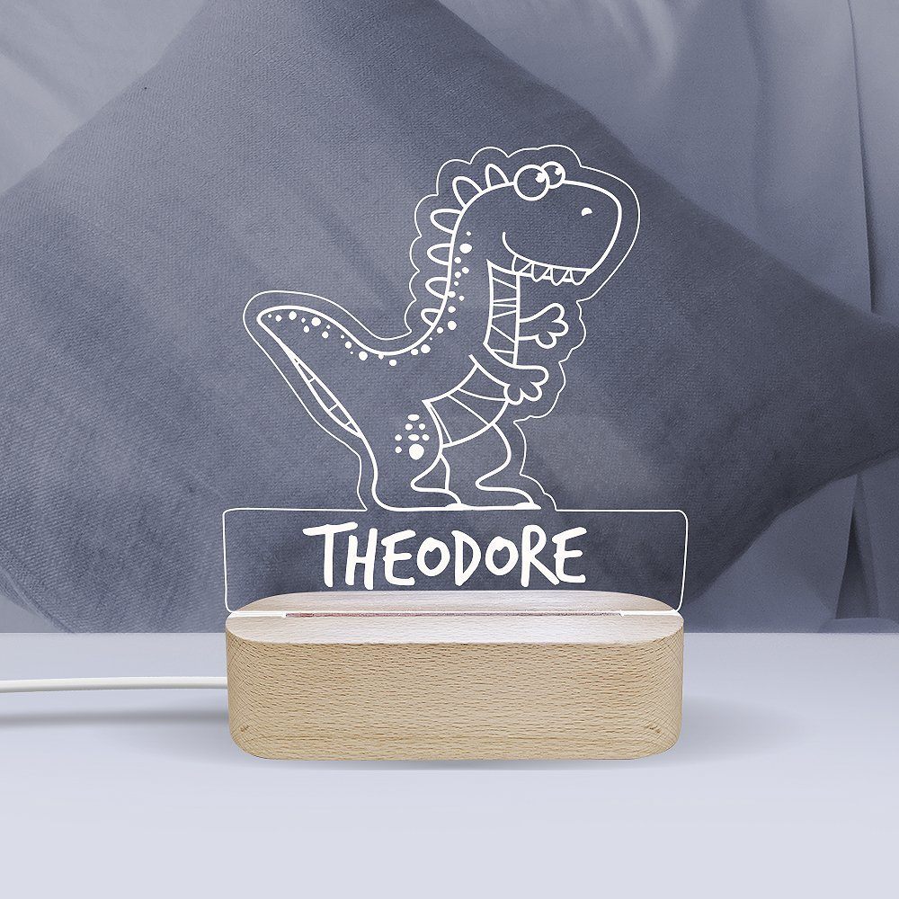 T-Rex- Personalised Night Light