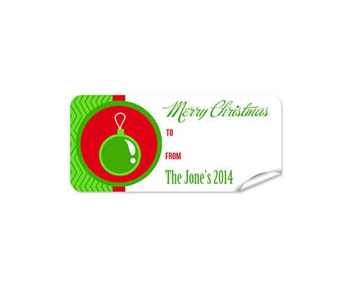 Bauble 27pk Labels Christmas