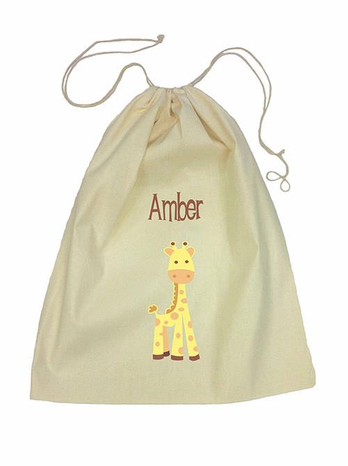 Drawstring Bag - Giraffe