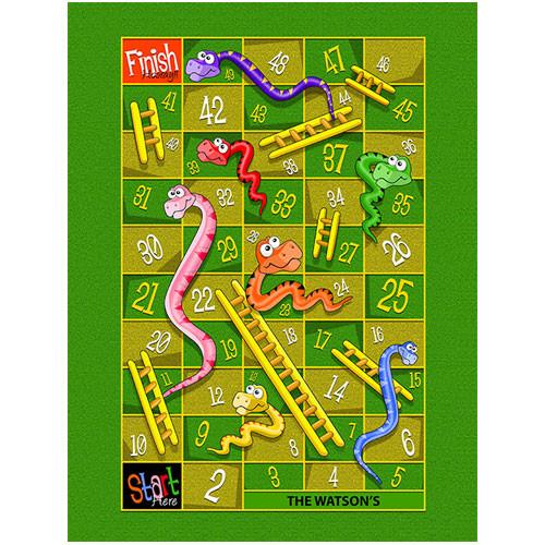 Medium Snakes & Ladders Play Blanket