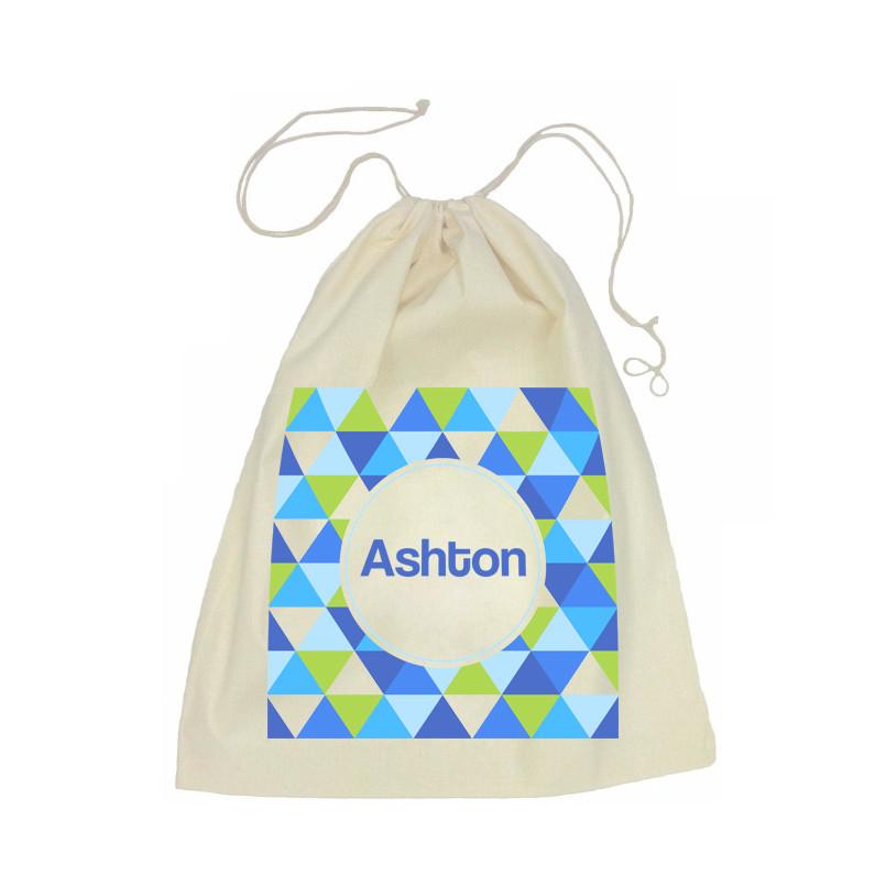 Drawstring Bag - Geometric