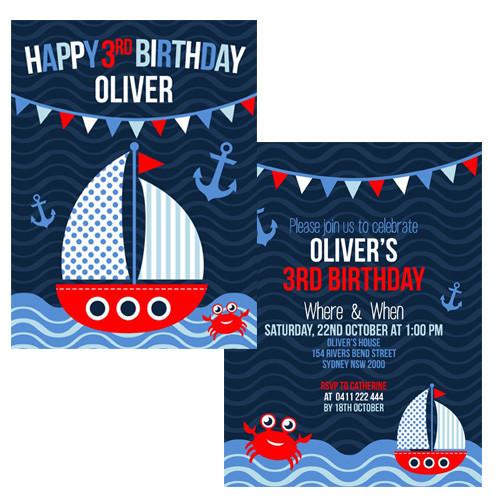 Nautical Party Invitation