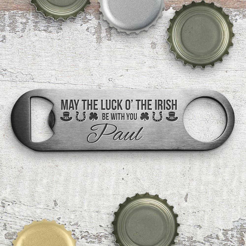 Luck O' The Irish Engraved Bottle Opener