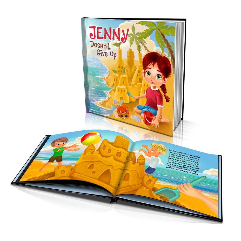 Large Hard Cover Story Book - Doesn't Give Up