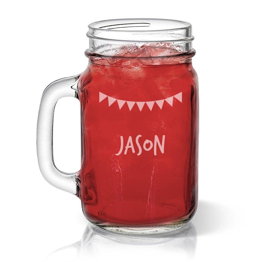 Bunting Mason Jar