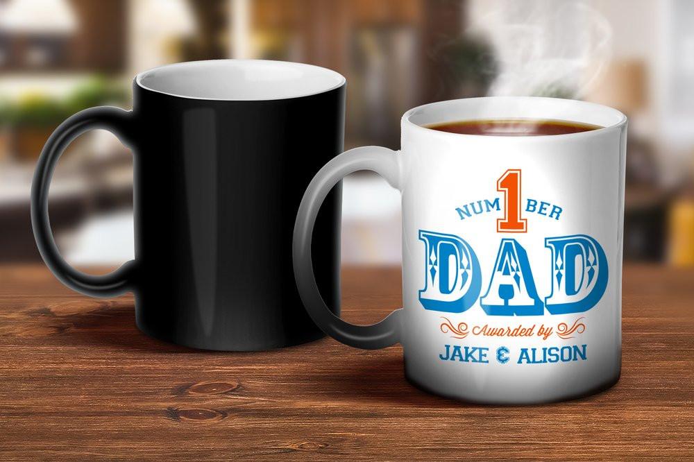 Number 1 Dad Magic Mug