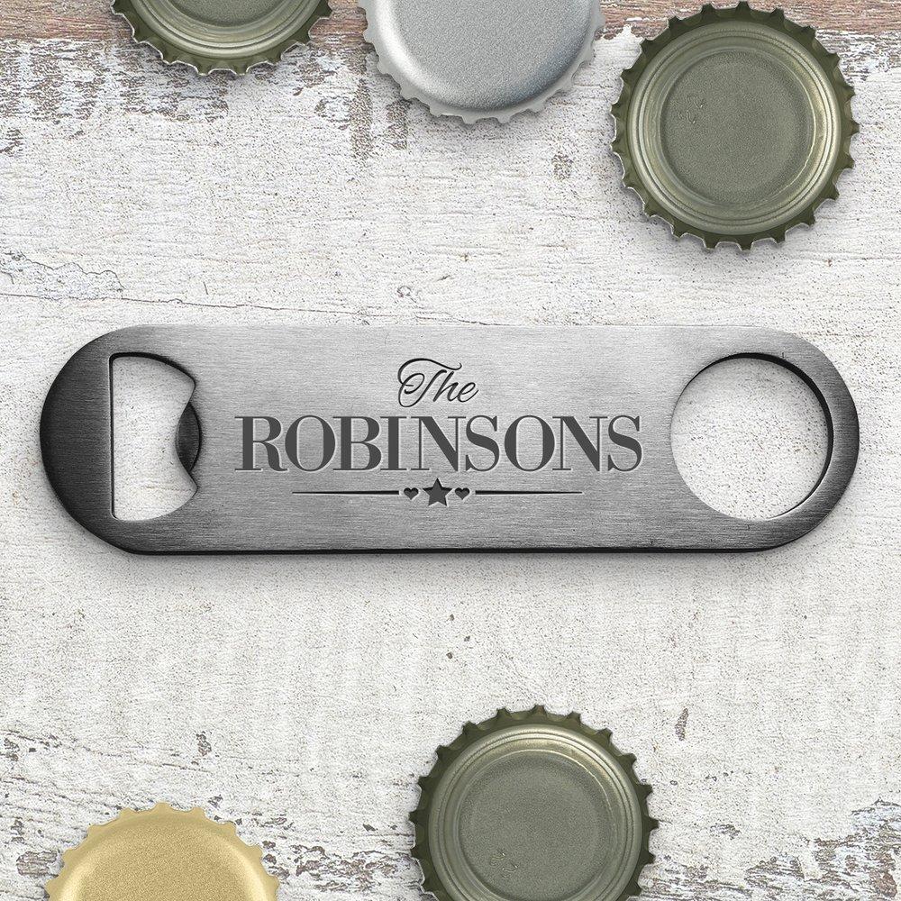 Family Engraved Bottle Opener