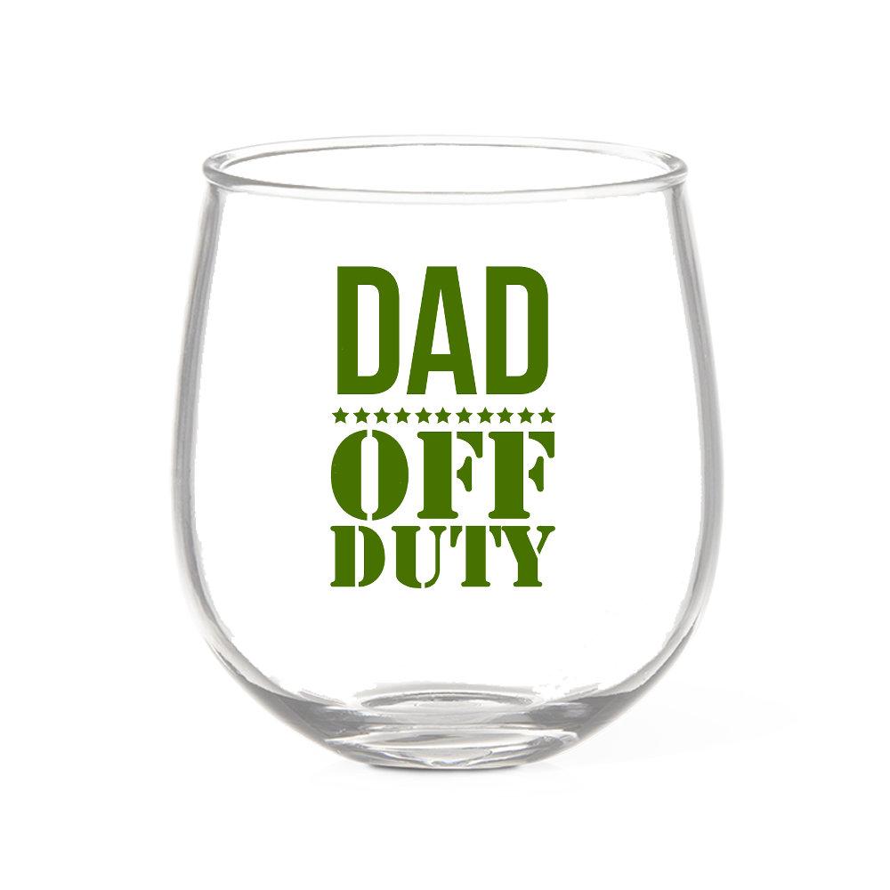 Off Duty Stemless Wine Glass