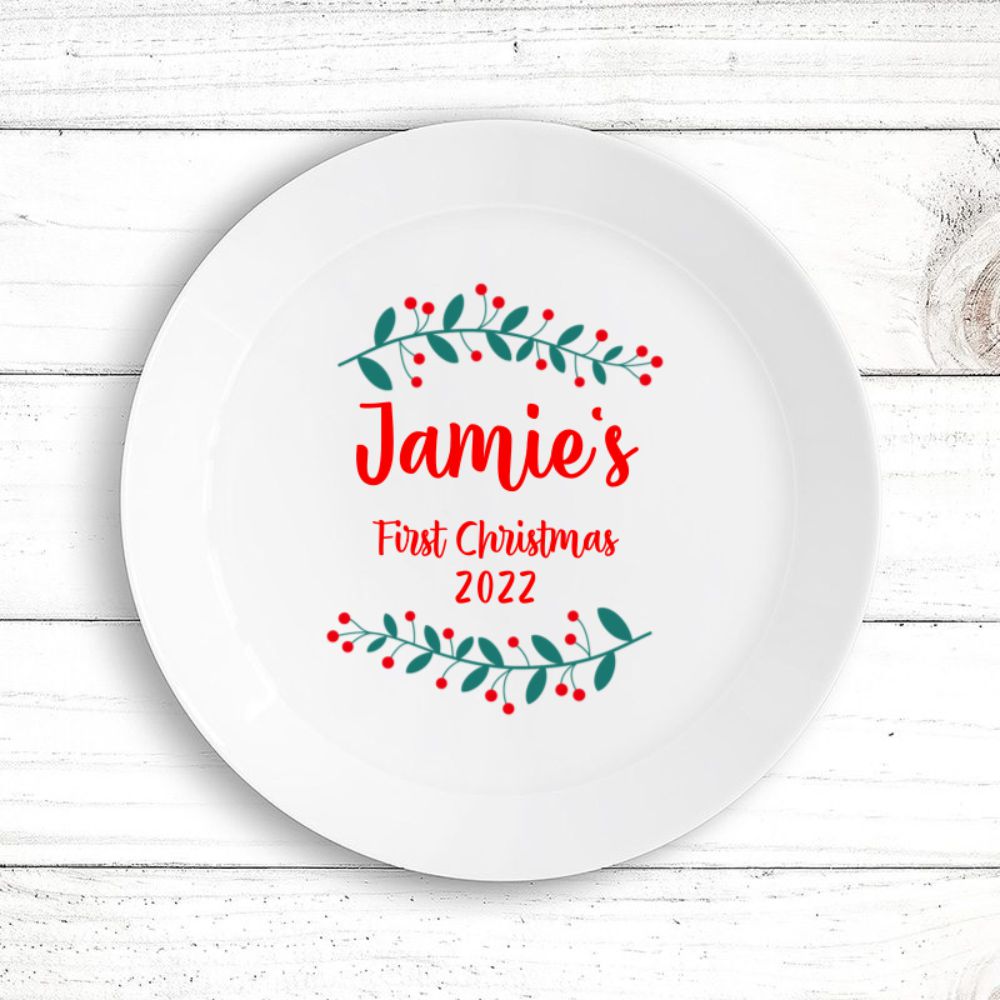 1st Christmas Plate