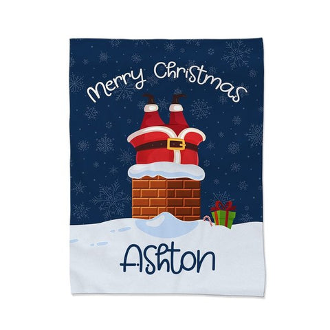 Santa Chimney Blanket - Medium