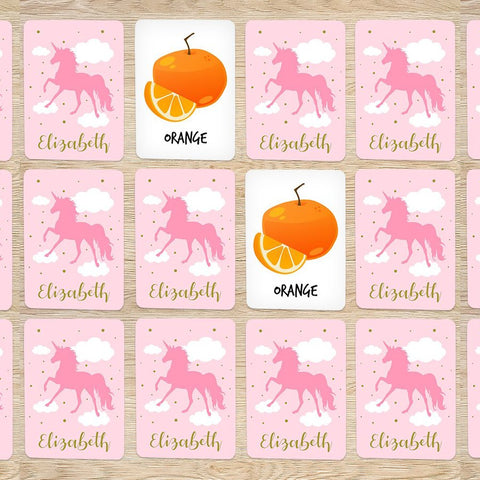 Pink Unicorn Memory Game