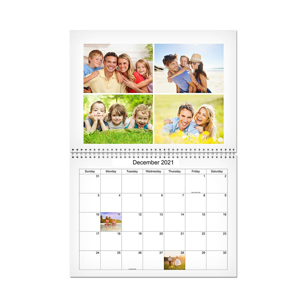 A4 Calendar 12 Months