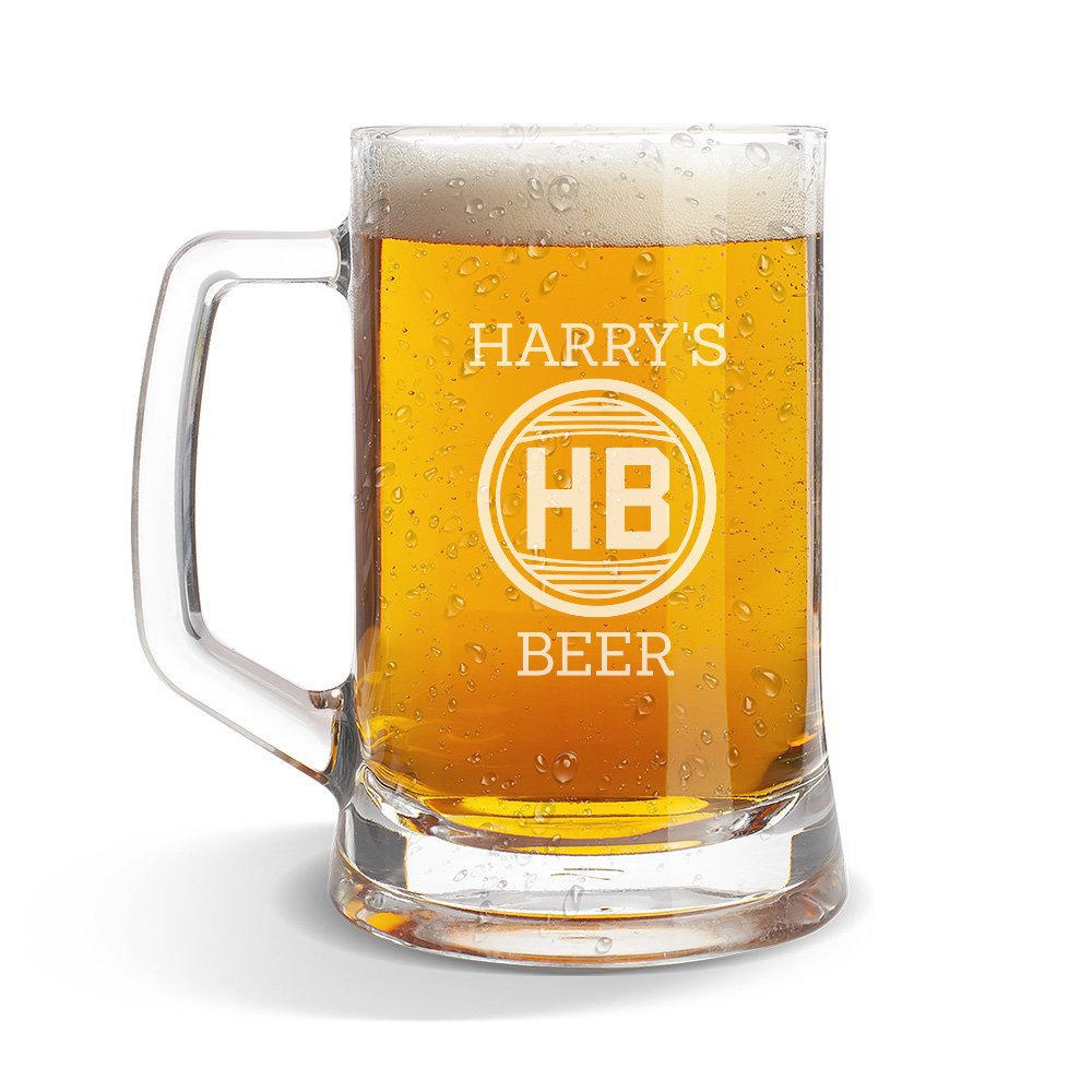 Harry's Glass Beer Mug