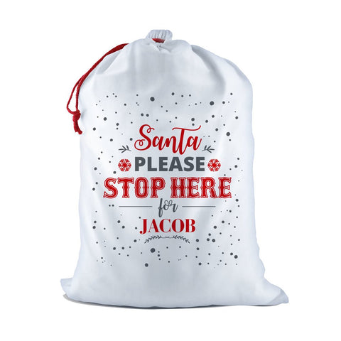 Santa Stop Santa Sack