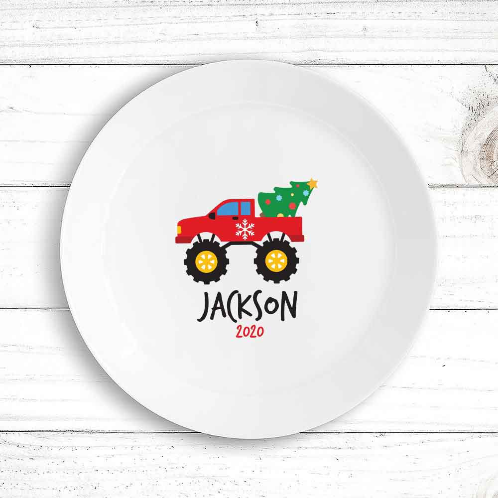 Monster Truck Kids Plate