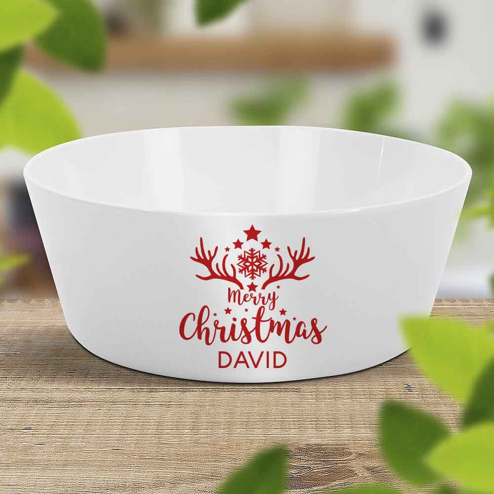 Antler Christmas Kids Bowl