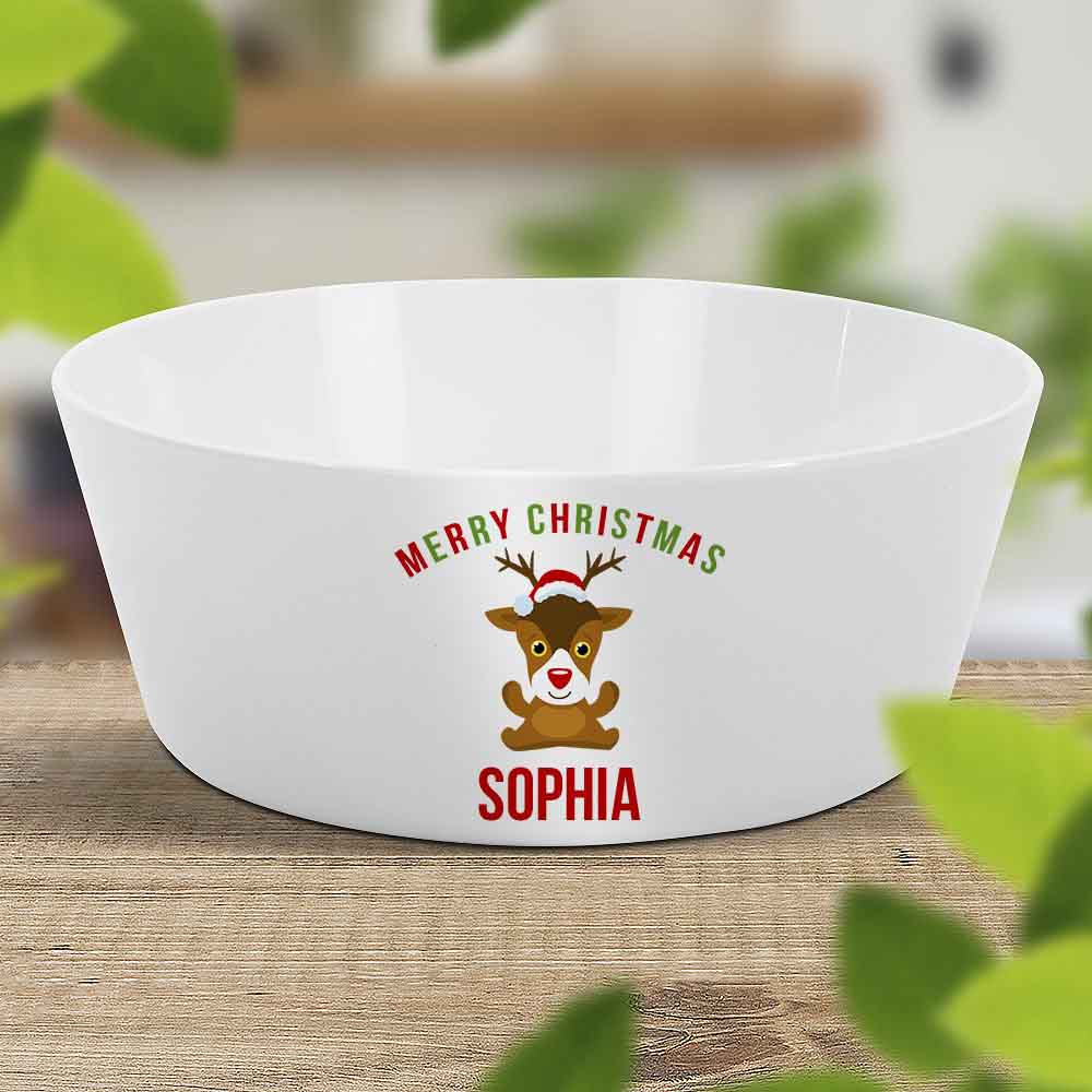 Cute Reindeer Kids Bowl