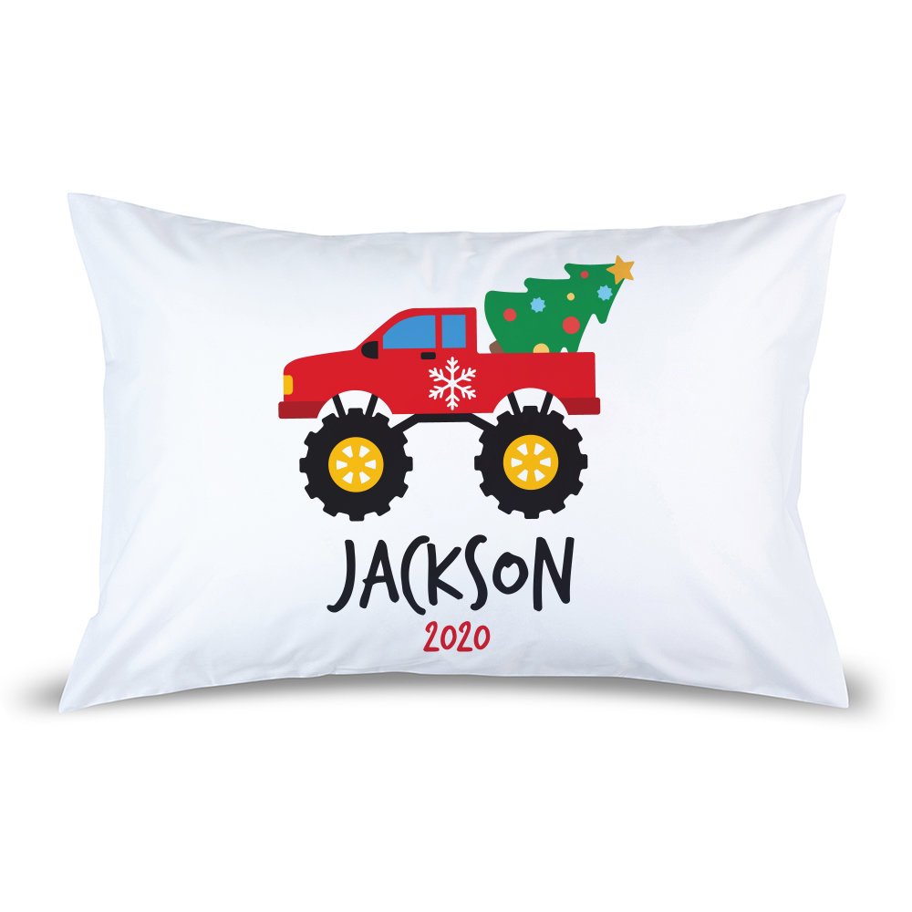 Monster Truck Pillow Case