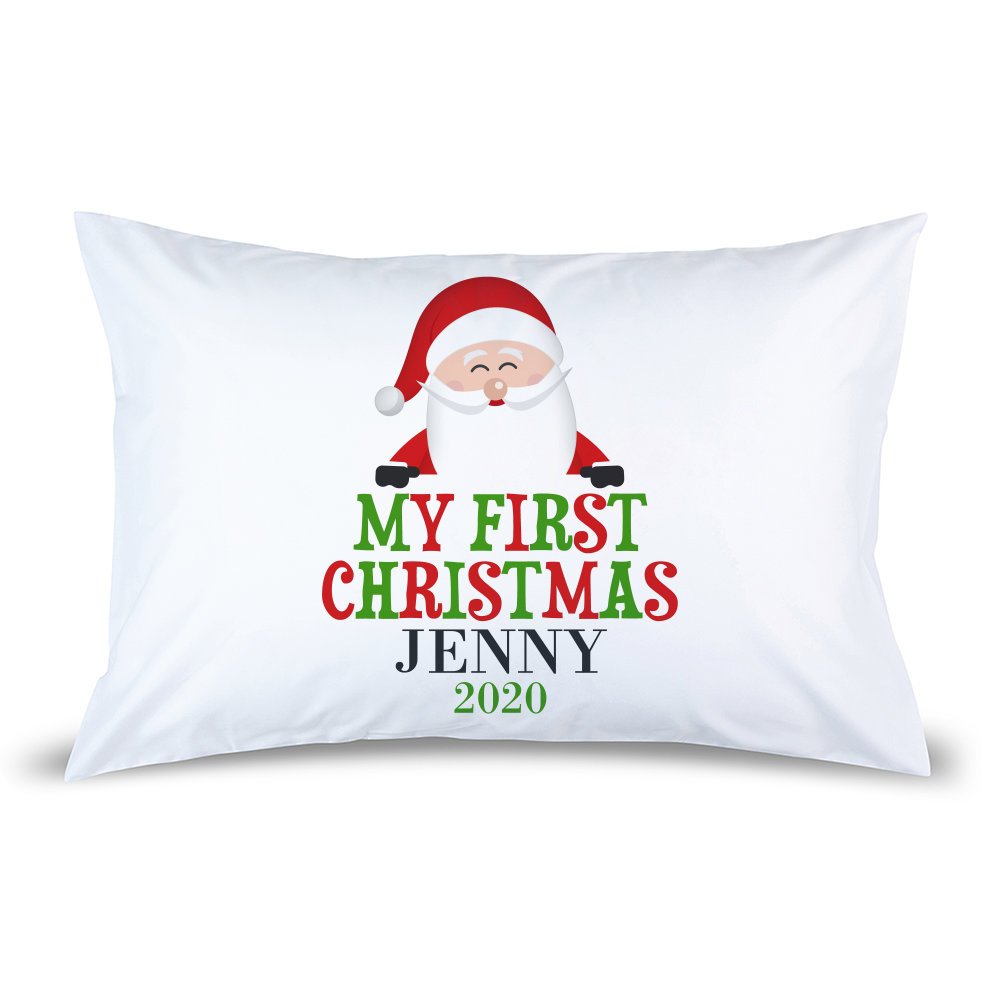 My First Christmas Pillow Case