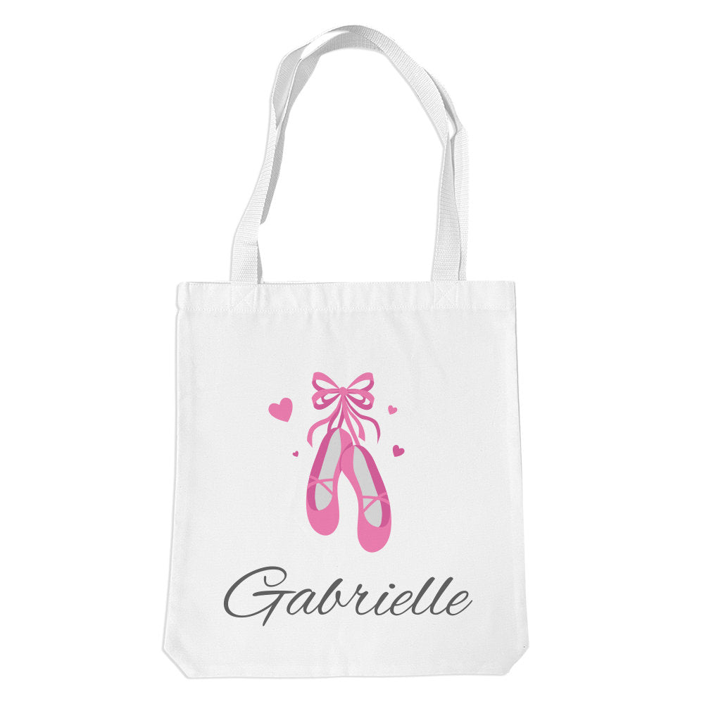 Ballet Shoes White Premium Tote Bag