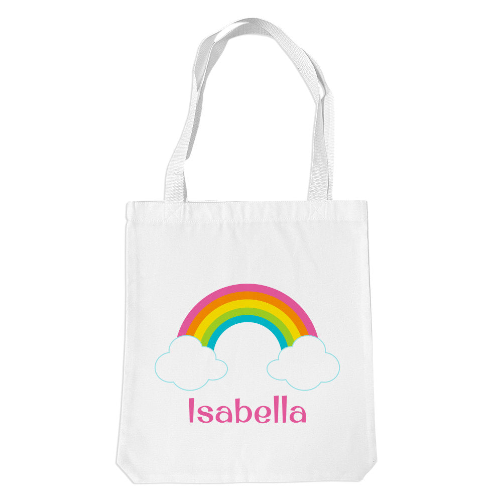 Rainbow White Premium Tote Bag