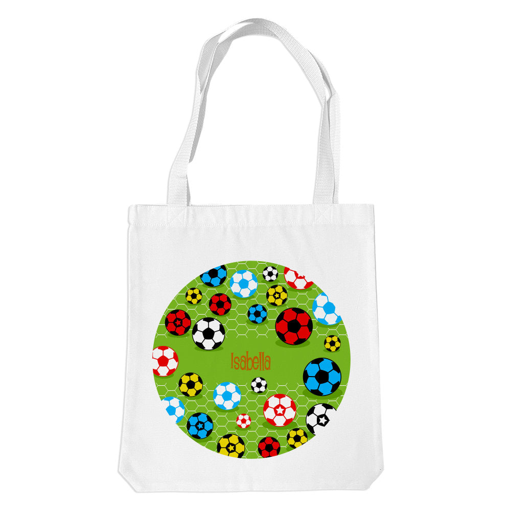 Soccer White Premium Tote Bag