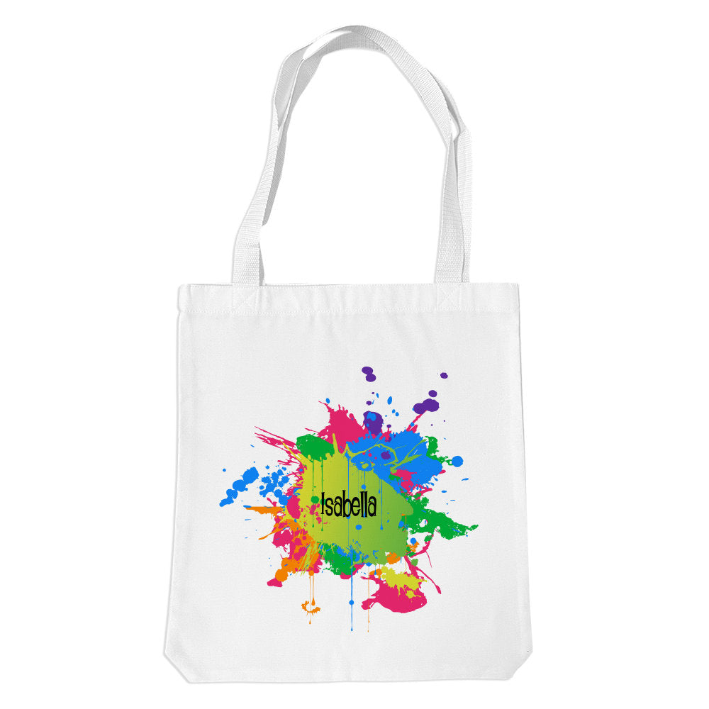Splatter White Premium Tote Bag