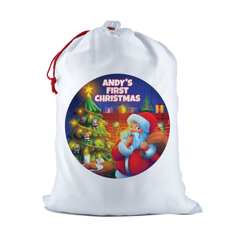 First Christmas Whitel Santa Sack