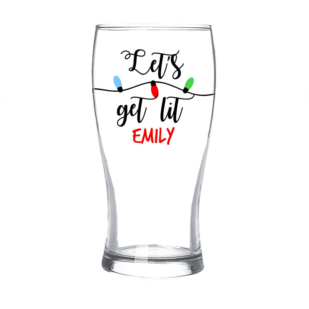 Get Lit  Standard Beer Glass