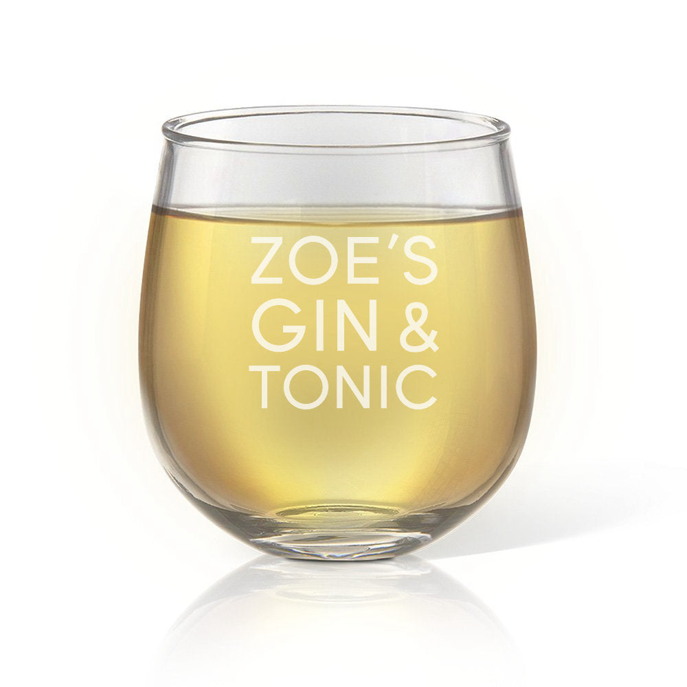 G&T Stemless Wine Glass