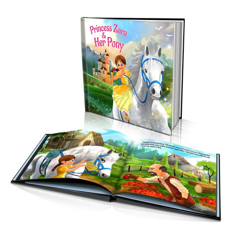 Large Hard Cover Story Book - The Princess and the Pony