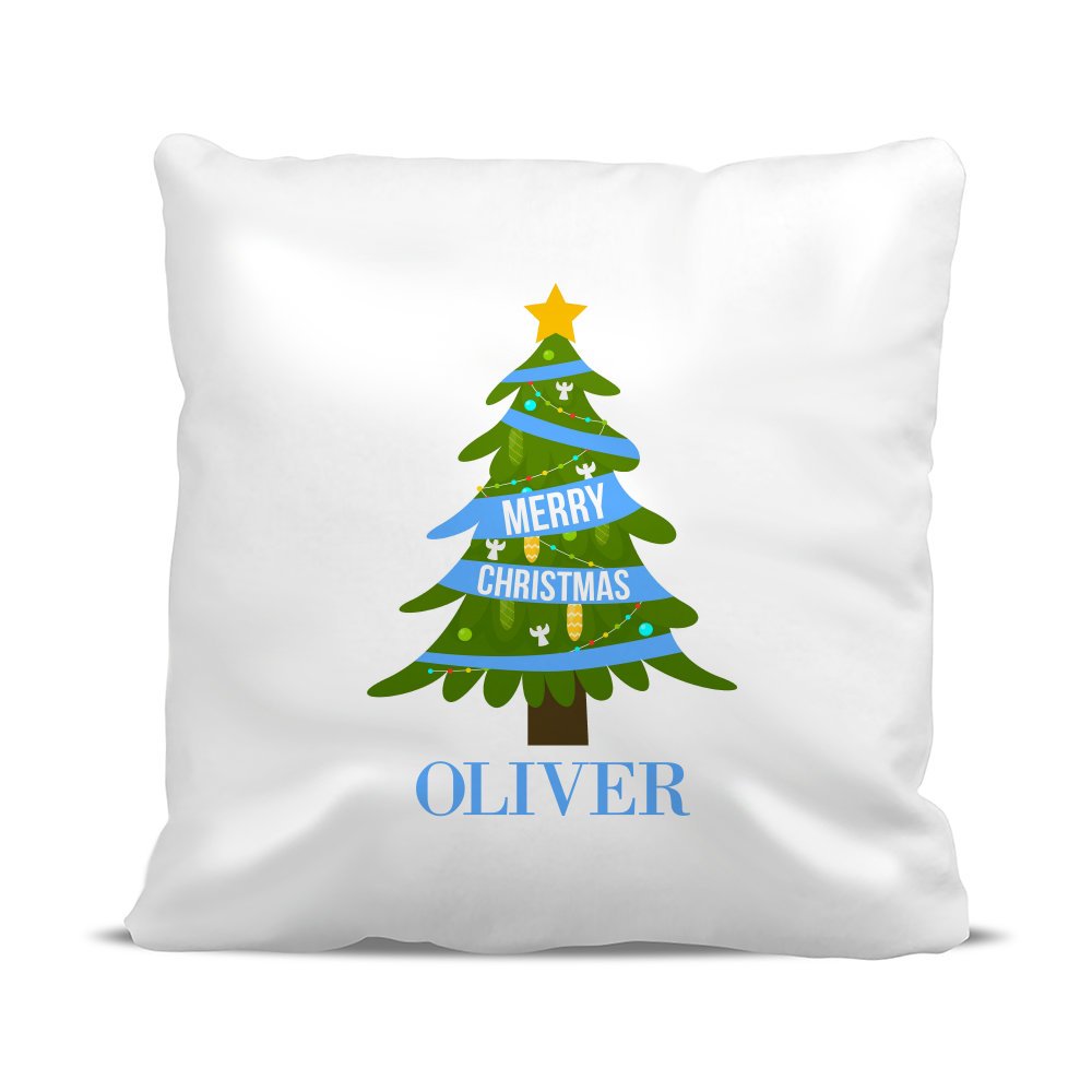 Blue Christmas Classic Cushion Cover