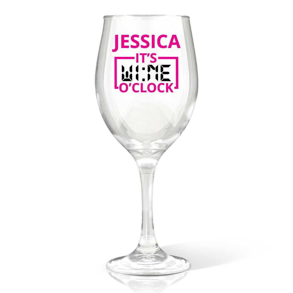 O'Clock Wine Glass