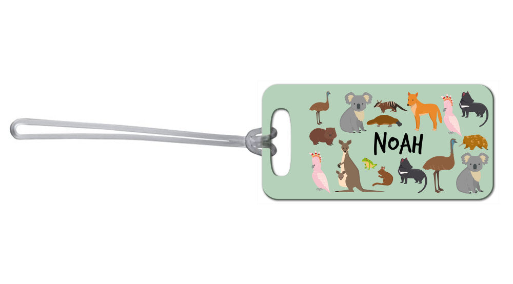 Aussie Animals Bag Tag