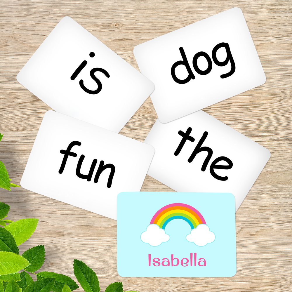 Rainbow Memory Game Sight Words