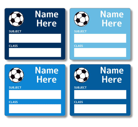 Soccer Ball - School Book Label (Pack of 16)
