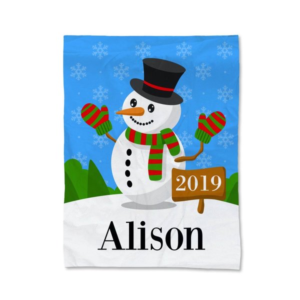 Snowman Blanket - Medium