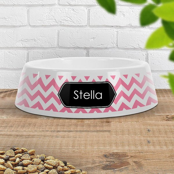 Chevron Pet Bowl - Large