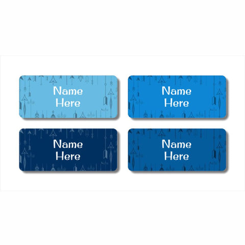 Arrows Rectangle Name Labels (Pack of 32)