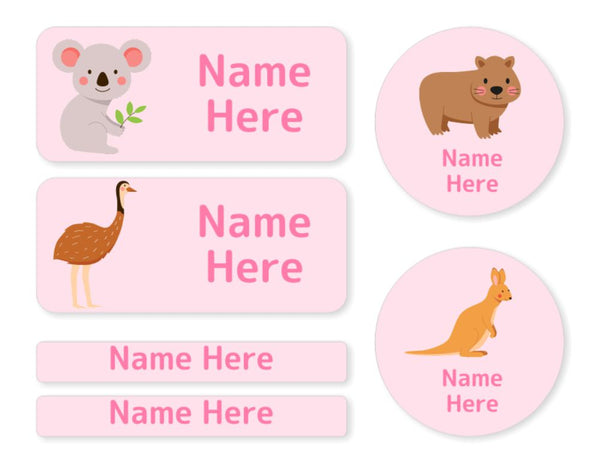 Aussie Animals -  Mixed Name Label Pack