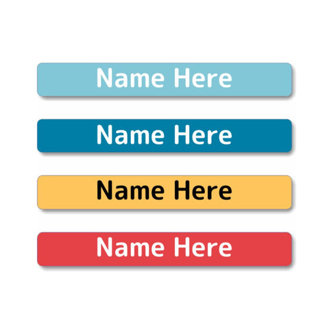 Bright Mini Name Labels (Pack of 40)