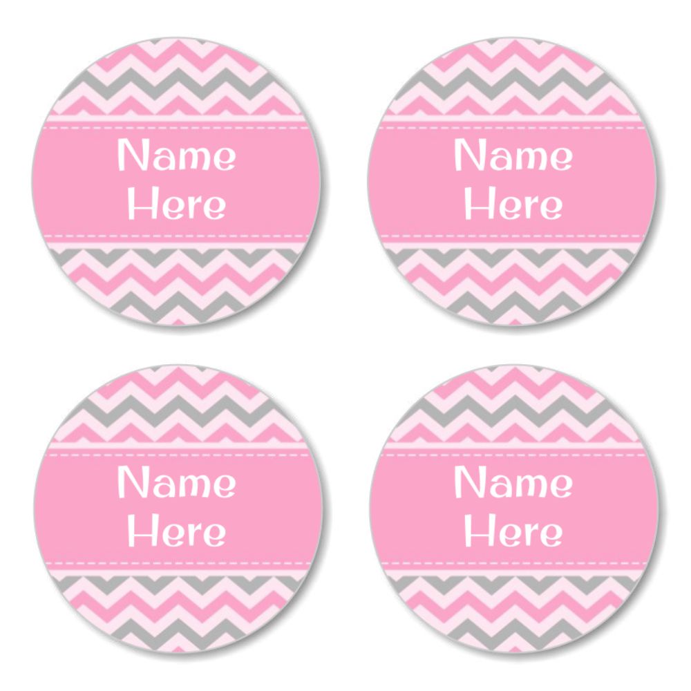 Chevron Round Label (Pack of 30)